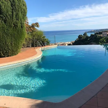 Avec Piscine A Debordement, Parking Et Vue Mer - Fr-1-196-339 Prázdninový dům *